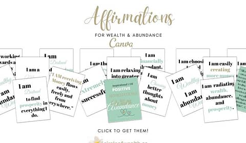 I am affirmations for Wealth and Abundance showcase