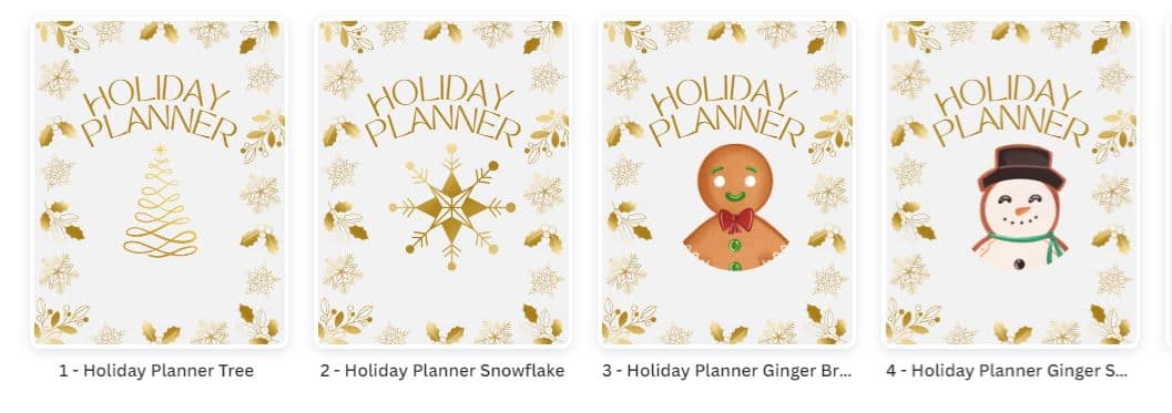 Holiday planner